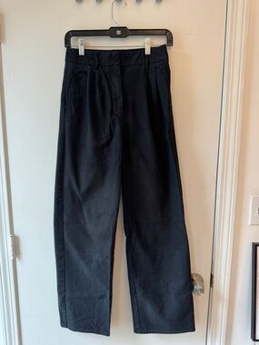 Wilfred Black Wide-Leg Pants